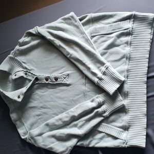 Women's Aerie Top Size M Oversized Long Sleeved Terry Top